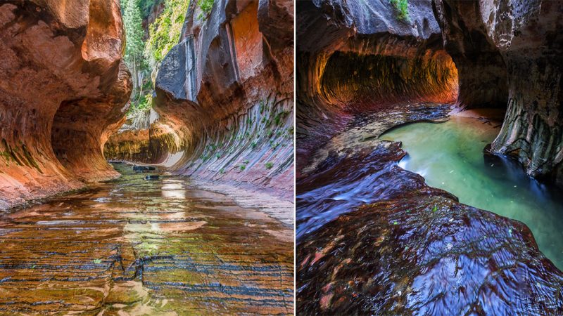 The Subway, Zion National Park in Utah, USA