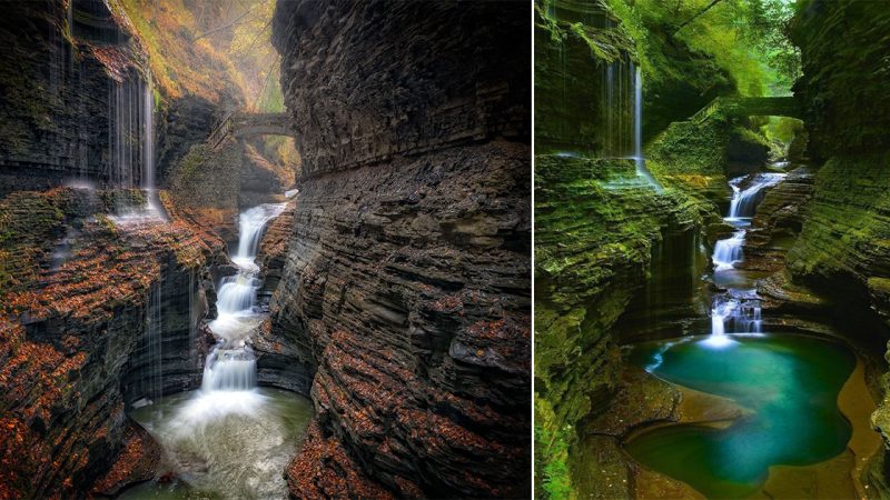 Rainbow Falls – Watkins Glen State Park