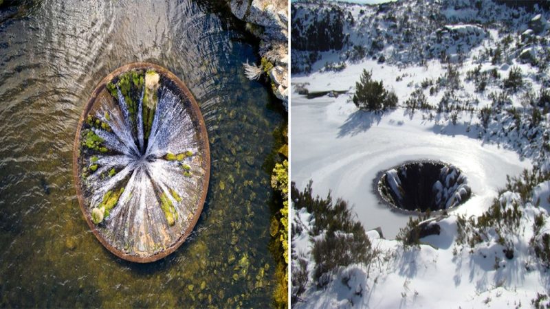 Unveiling Portugal’s Hidden Gem: A Waterhole That Resembles a Portal to Another Dimension