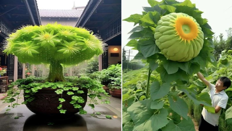 Enchanting Giant Blooms that Mesmerize Every Observer – AI-Infused Innovation Crafting Exceptional Flowers