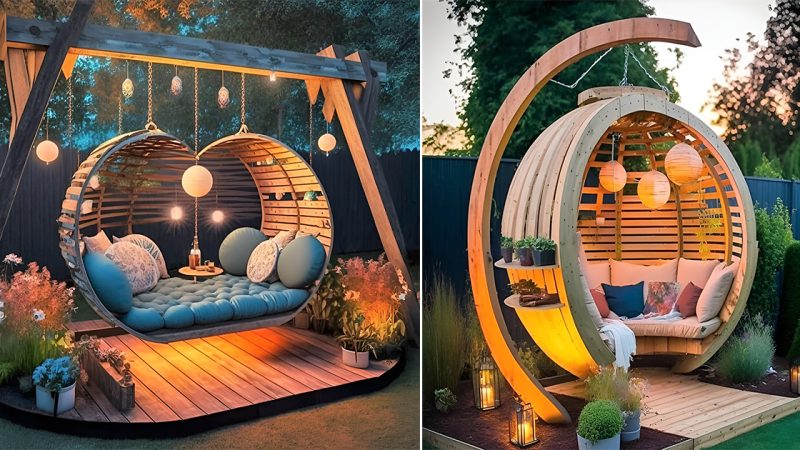 Transform Your Garden with Amazing Wooden Swing Ideas