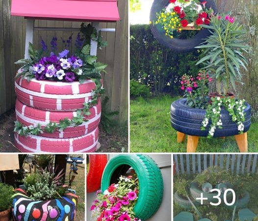 30 Creative Ways To Use Old Tires In Your Garden