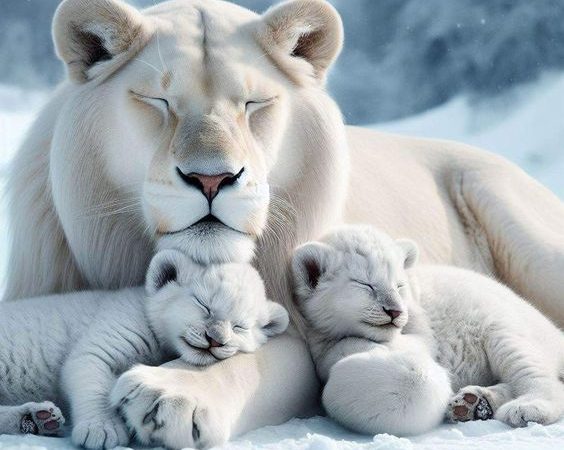 The Top 10 Most Stunning Photos of White Lion Families