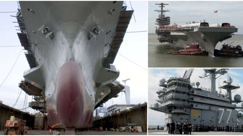 USS George H. Bush (CVN-77) Under Construction at Newport News Shipbuilding, September 2006